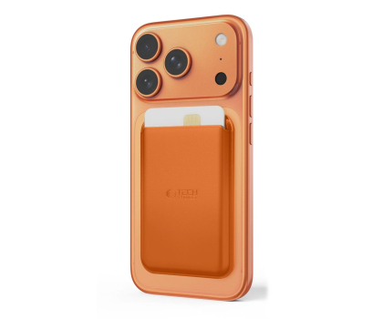 Etui / obudowa na smartfona Tech-Protect Magwallet Magsafe Universal Card Holder Orange